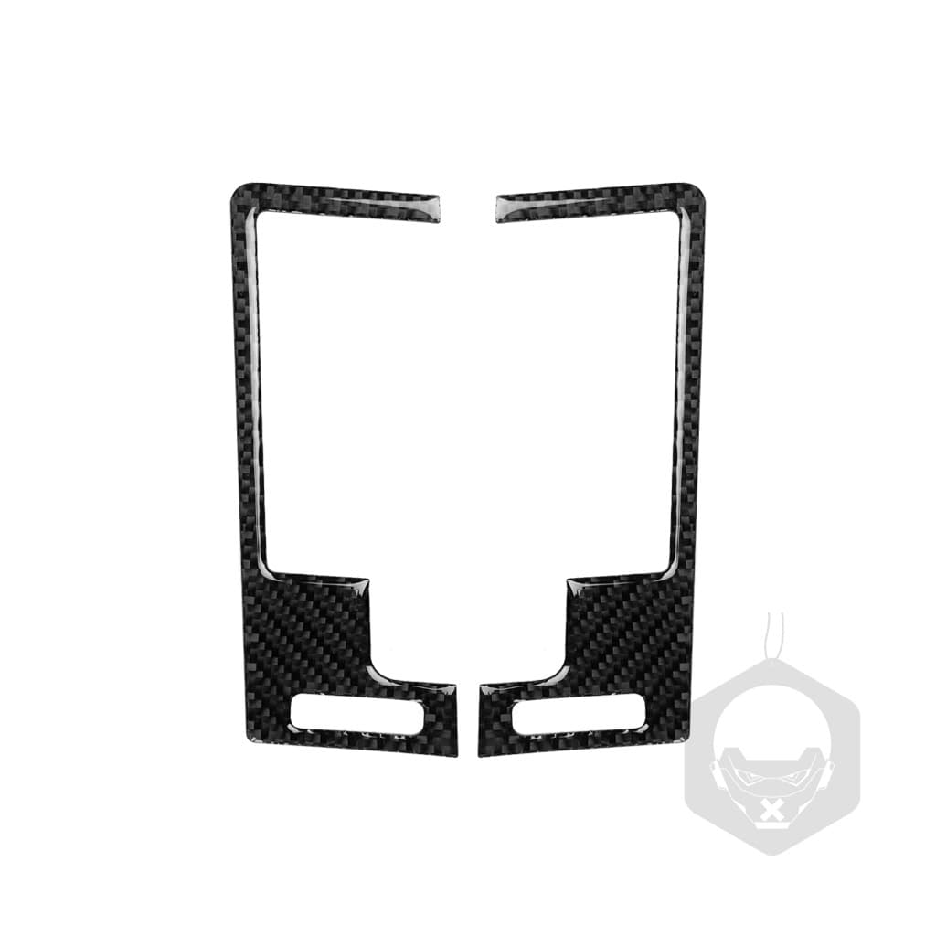Red Carbon Fiber Center Vent Trim Frame for 2003-2009 Nissan 350Z