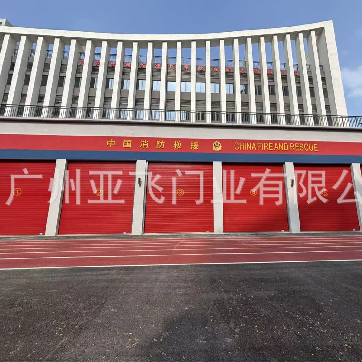 Sliding Door Workshop Entrance Quick Start Fire Linkage Aesthetic Wind Resistance Sliding Door Workshop Entrance