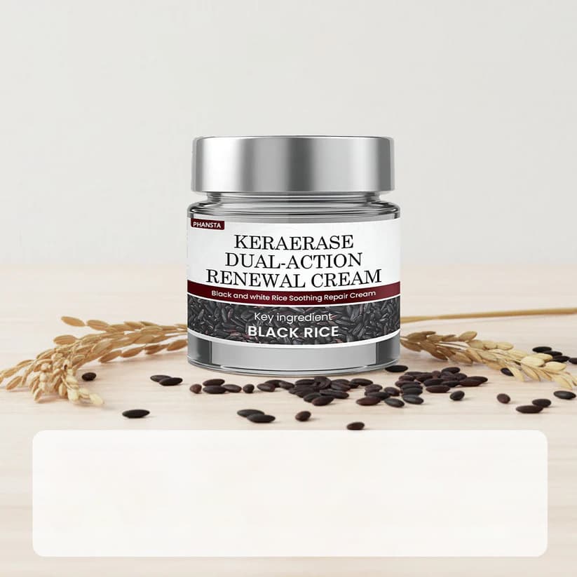 Cross-Border Hot-Selling Product Phansta Dual-Effect Skin Renewal Cream 50g, Skincare and Body Moisturizing with Black Rice