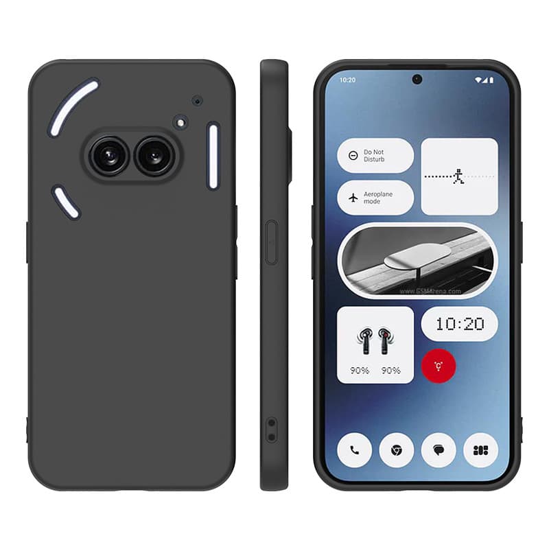 Compatible with Nothing Phone 4A Case Frosted Full-Coverage Back Cover Shockproof Protective Case New Style