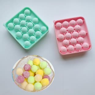 18-Hole Silicone Ball Round Ice Ball Creative Ice Mold Ice Box Silicone Ice Grid Ice Making Mold
