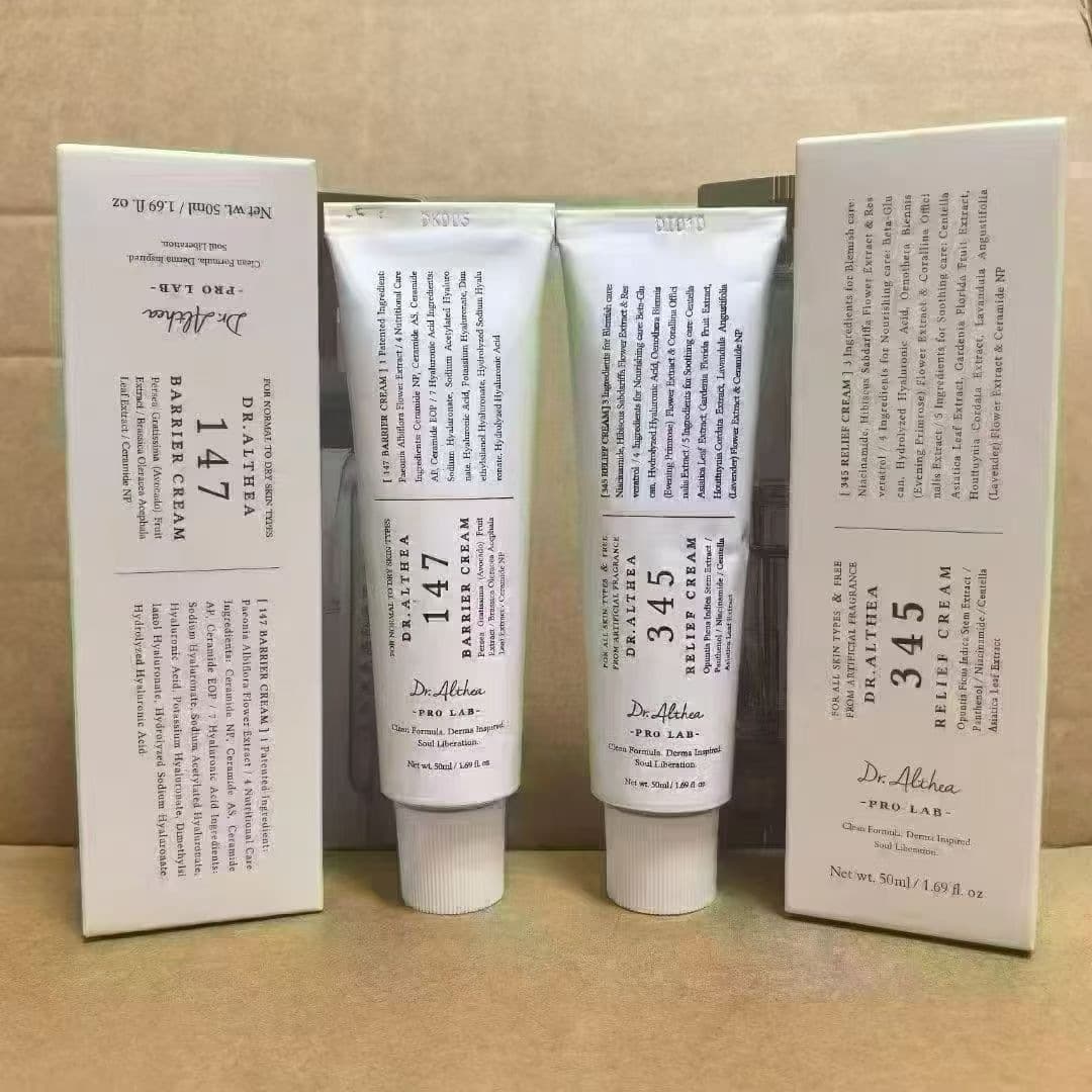 Cross-border TK in stock dr.Althea 345 Relief Cream Vitamin C Serum 345 Face Cream New Model