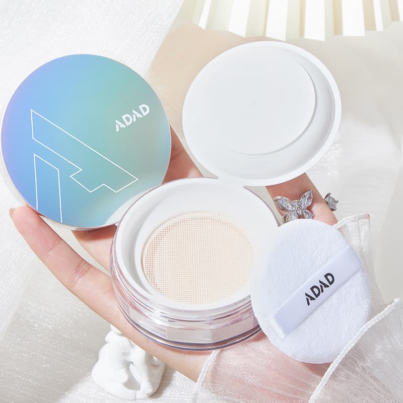 ADAD Aurora Light Airy Loose Powder Concealer Setting Powder Waterproof Sweatproof Long-lasting Non-fading Cosmetics