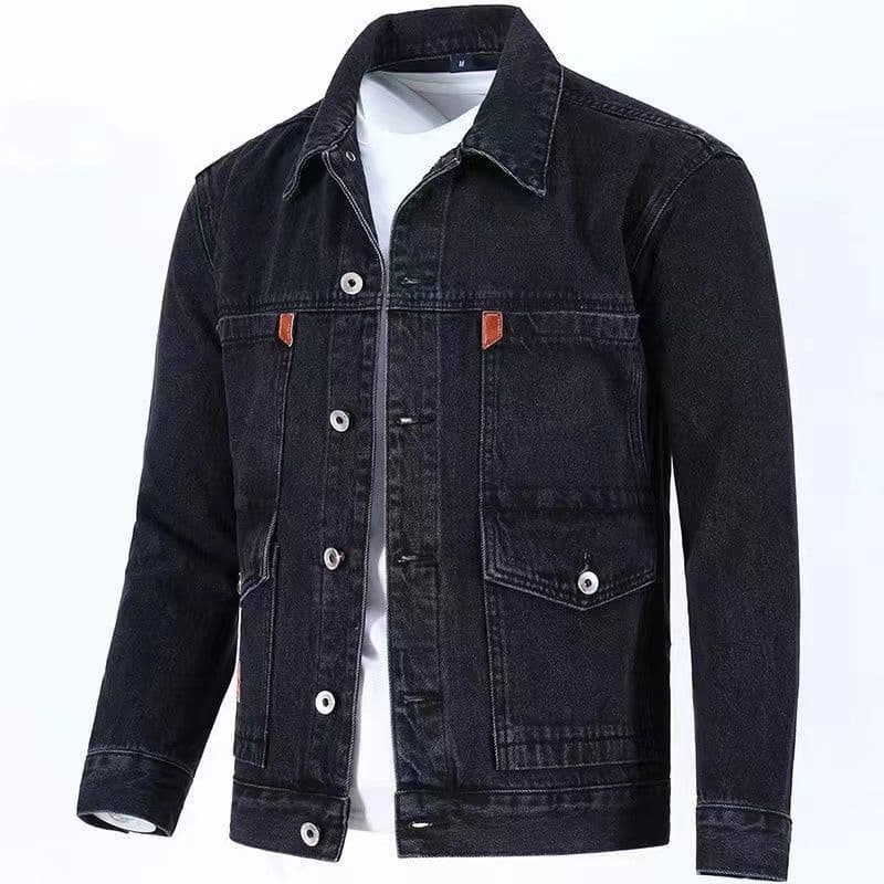 2026 New Spring Autumn Winter Men's Denim Jacket Japanese Casual Youthful Popular Workwear Denim Coat Men's Clothing