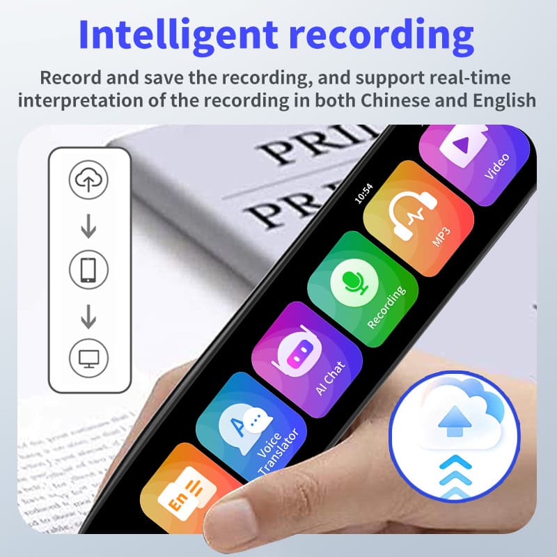 International Trade Edition Minority Language Smart Translation Pen Multilingual AI Large Model Russian Japanese German Reading Pen