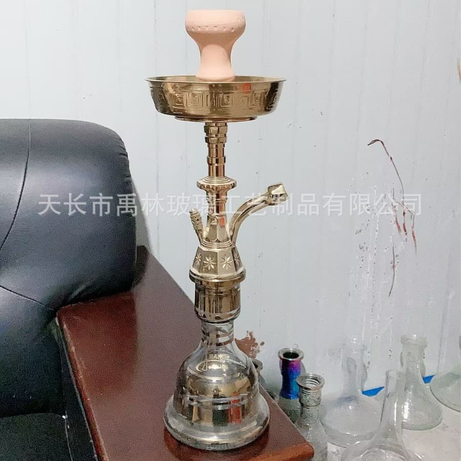 Arabic Hookah Middle Eastern Water Pipe Hookah Shisha Alloy Construction Premium Materials HOOKAH SHISHA