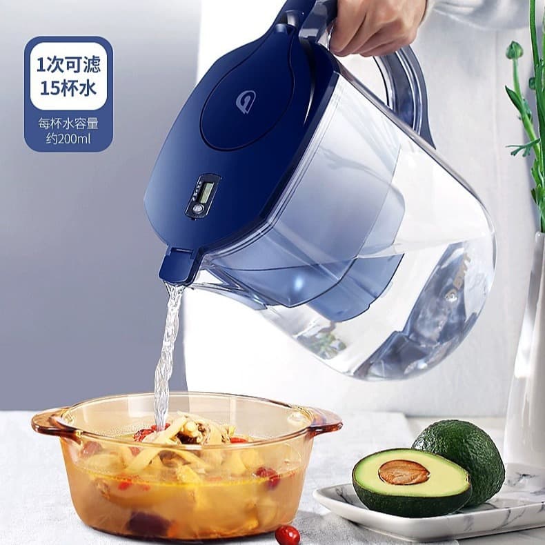 German BWT Water Filter Pitcher Kitchen Tap Water Descaling Water Purifier 1 Pitcher 1 Filter Element Bestwater Filter Pitcher Filter Element Water Purifier