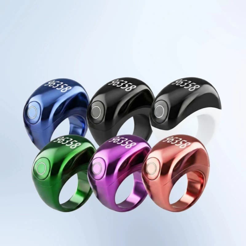 Counter Ring Electronic Digital Display Three-in-One Handheld Portable Electronic Counter Ring