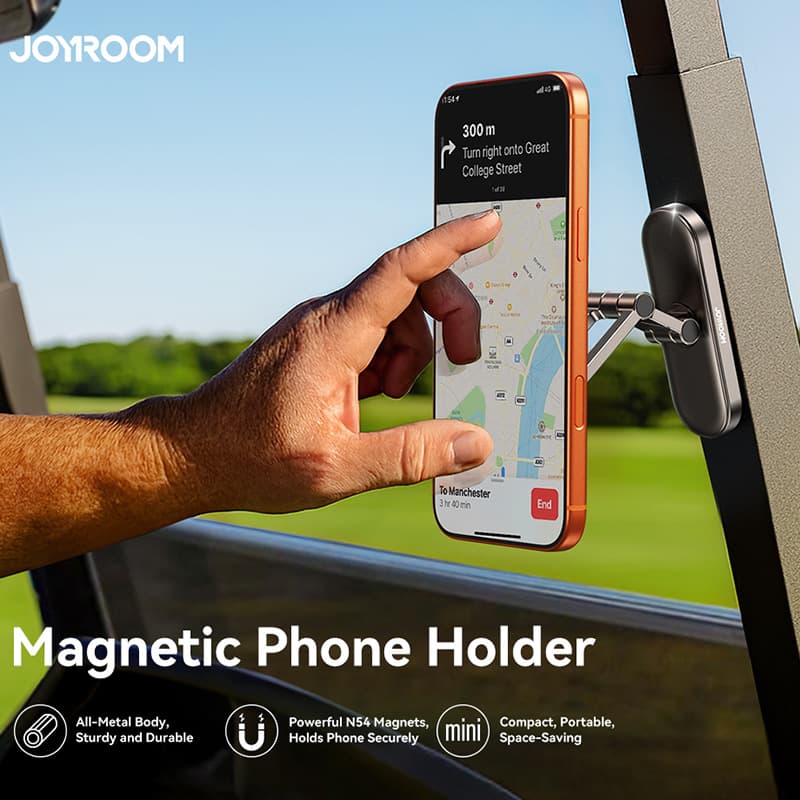 Jelous New Dual-Side Magnetic Phone Holder Sturdy and Durable Zinc Alloy Stand Multi-Scene Universal Stand