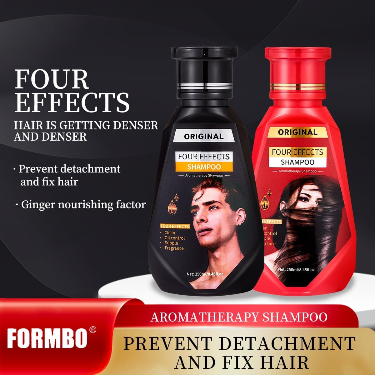 Wholesale cross-border FORMBO men's shampoo oil control, smoothness and repair women's hair Southeast Asia and Vietnam trade batch