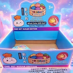 Hot Selling Stress Relief Squeeze Toy Pack Color Box Carton Creative Gift Toy Outer Packaging Carton