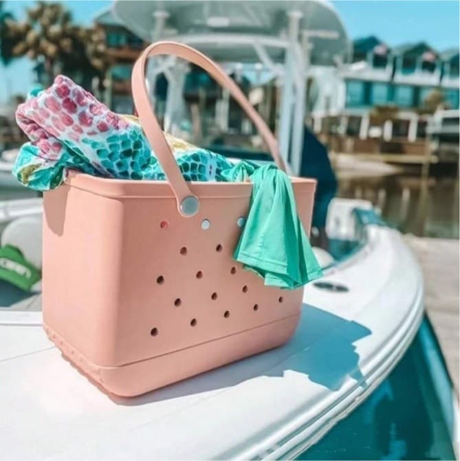 Cross-Border Best-Selling Rubber Beach Bag Tote Waterproof Mesh Hole Bag Beach Basket EVA Hole Beach Bag