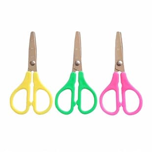 Stock Wholesale Sewing Kit Small Scissors Children's Safety DIY Scissors 4-inch Electroplated Small Scissors Set