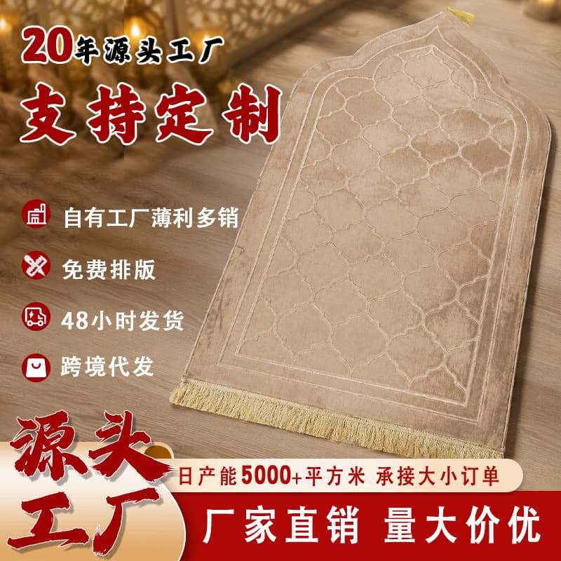 Amazon Cross-border Gift Carpet for Living Room, Thick Flannel Floor Mat, Irregular Shape, Embossed Thick Pad