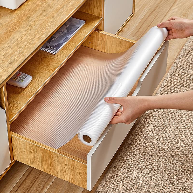 Japanese Drawer Liner Waterproof Moisture-Proof Mat for Cabinets Kitchen Wardrobe Shoe Cabinet Anti-Mold Countertop Oil-Proof Sticker