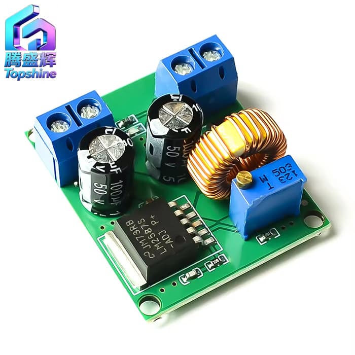 DC Adjustable Boost Module LM2587 High Power Step-Up Regulator Power Board 3V5V12V to 19V24V30V36V