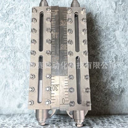 Glass plate level gauge stainless steel water level gauge with remote transmission alarm high temperature high pressure explosion-proof transparent reflective type