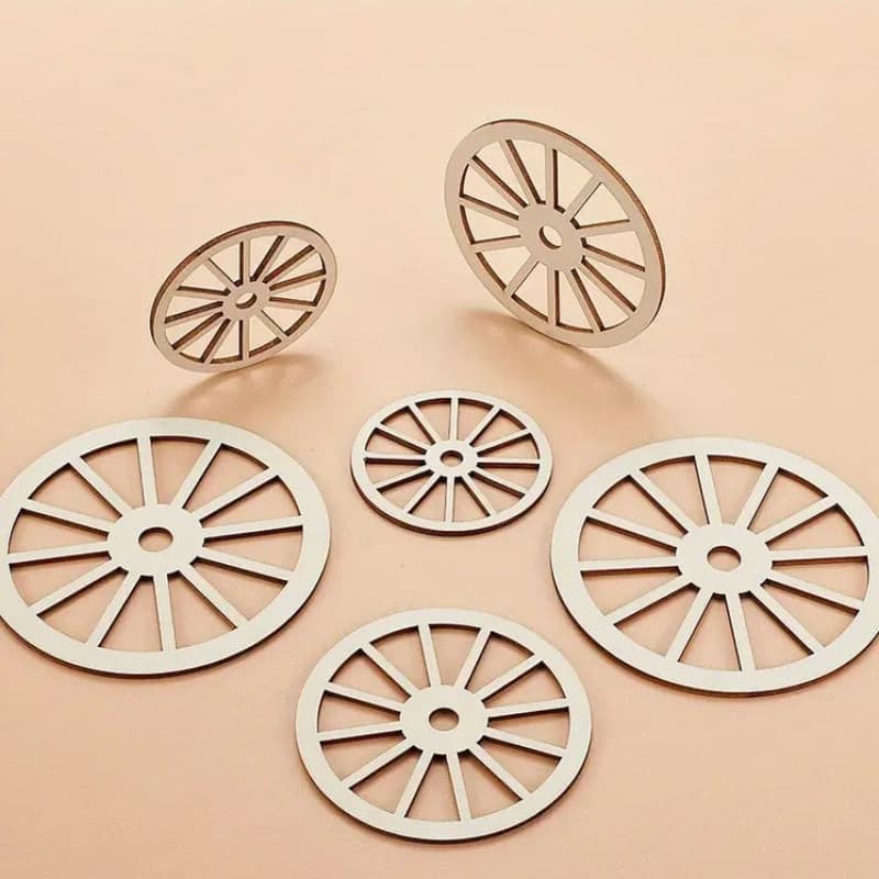 New Wooden Wall Decor for Living Room, Bedroom, Bar Tire Wall Art, Kindergarten Graffiti Props Wholesale