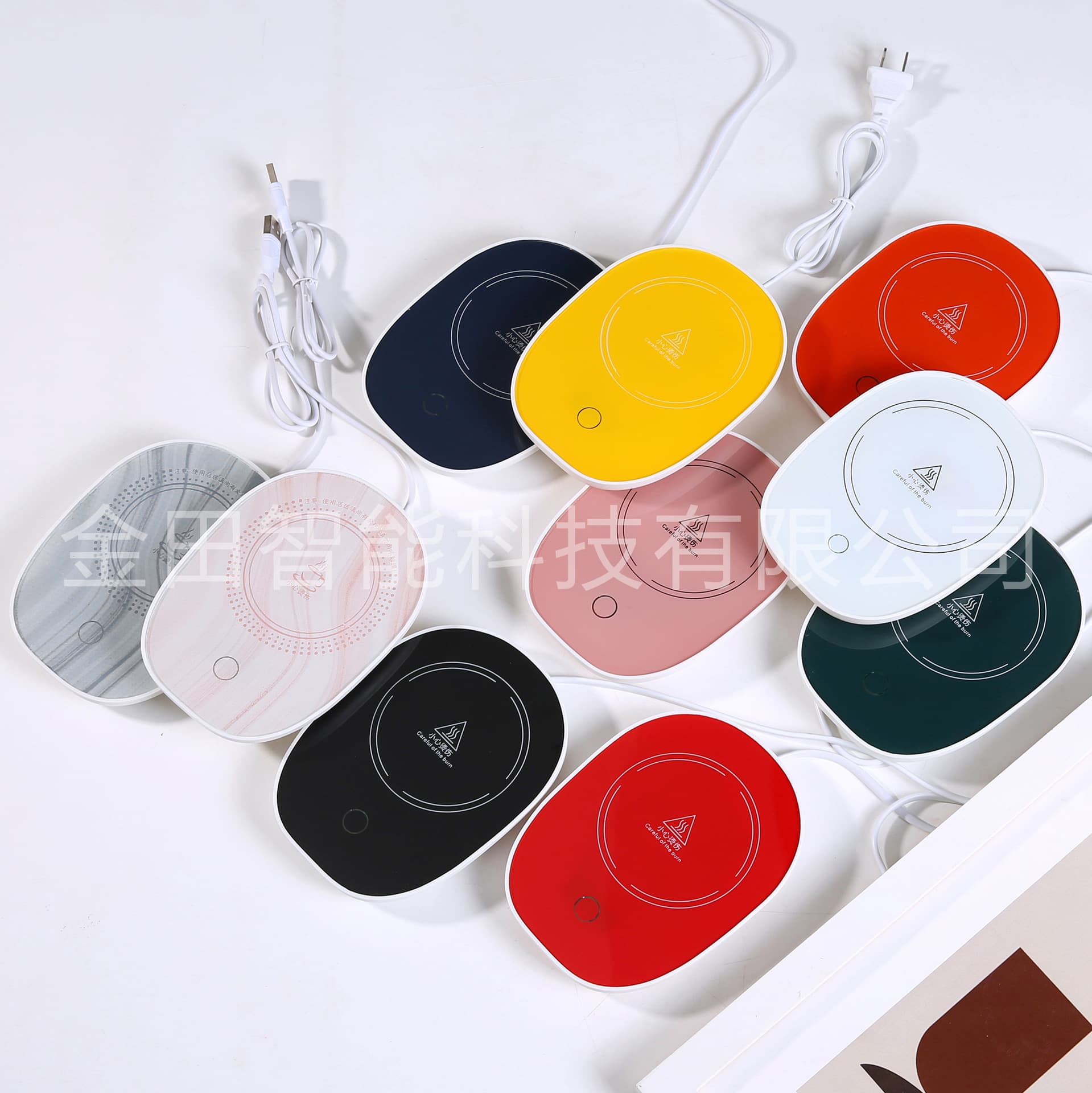 55°C Constant Temperature Cup Mat, Smart Constant Temperature Cup Mat, Gravity-Powered Heated Cup Mat, USB Socket Office Cup Mat