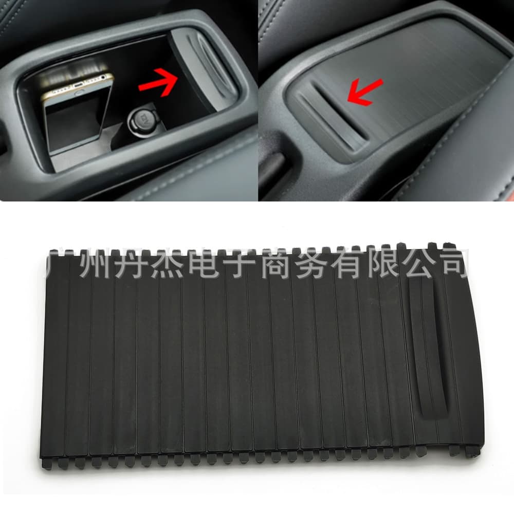 Compatible with Peugeot 301 Elysee 08 Citroen Center Armrest Box Cover Armrest Storage Box Sliding Roller Shutter