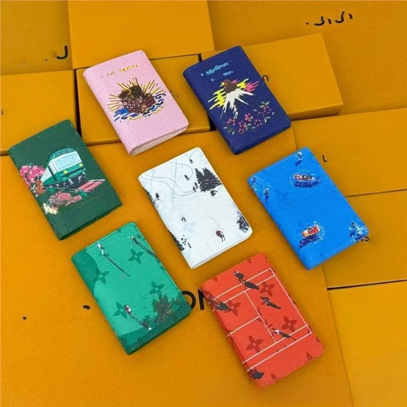 Cross-Border 2025 New Dopamine-Style Pocket Wallet for Women, Fashionable and Versatile, 80% Off Card Holder, Card Case, Coin Purse, In Stock