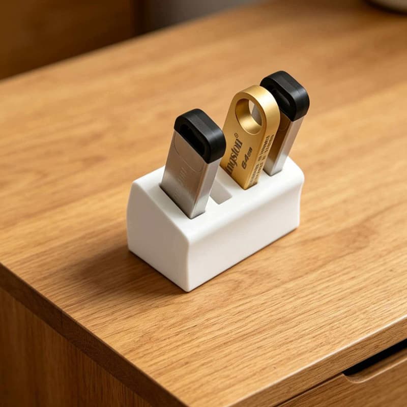New Cross-Border USB Drive Storage Box Office Desktop Storage Box Travel USB Drive Storage Box Home Office USB Drive Storage