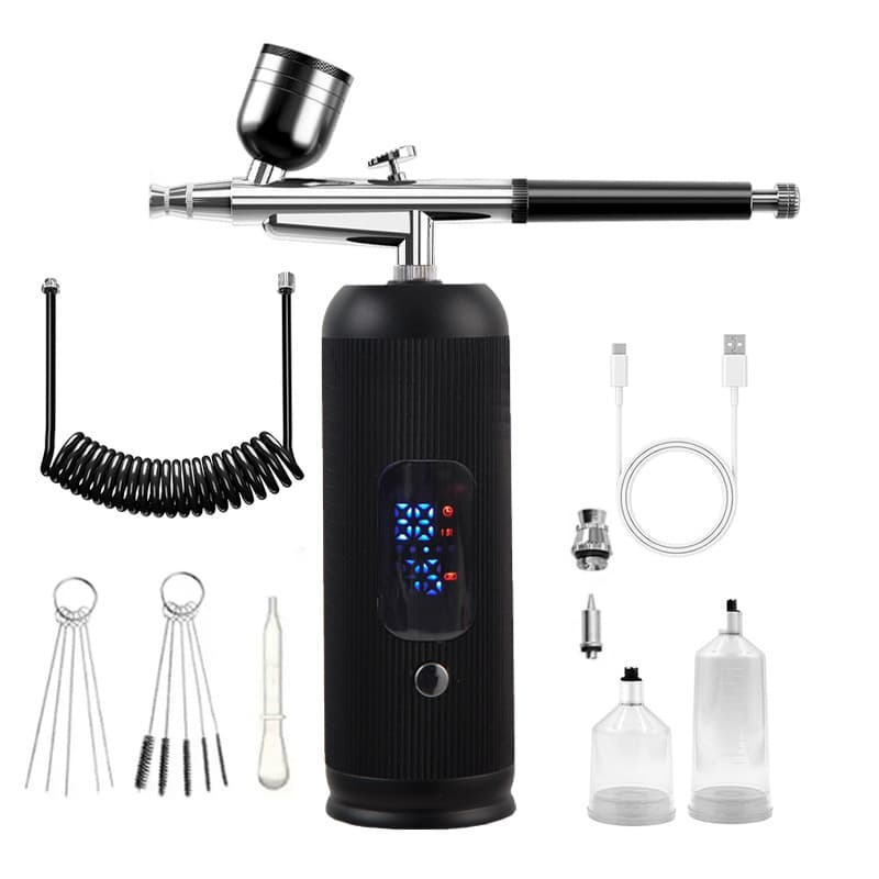 New handheld oxygen infuser, home high-pressure nano-spray hydration device, cross-border nail art/painting airbrush instrument.