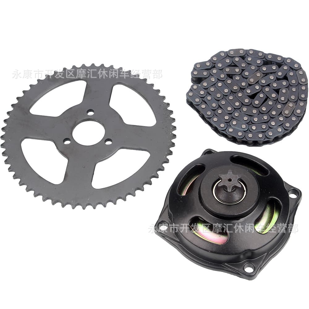 Mini motorcycle accessories 47/49CC small sports car two punch and gear plate chain chain plate big fly small chain T8F