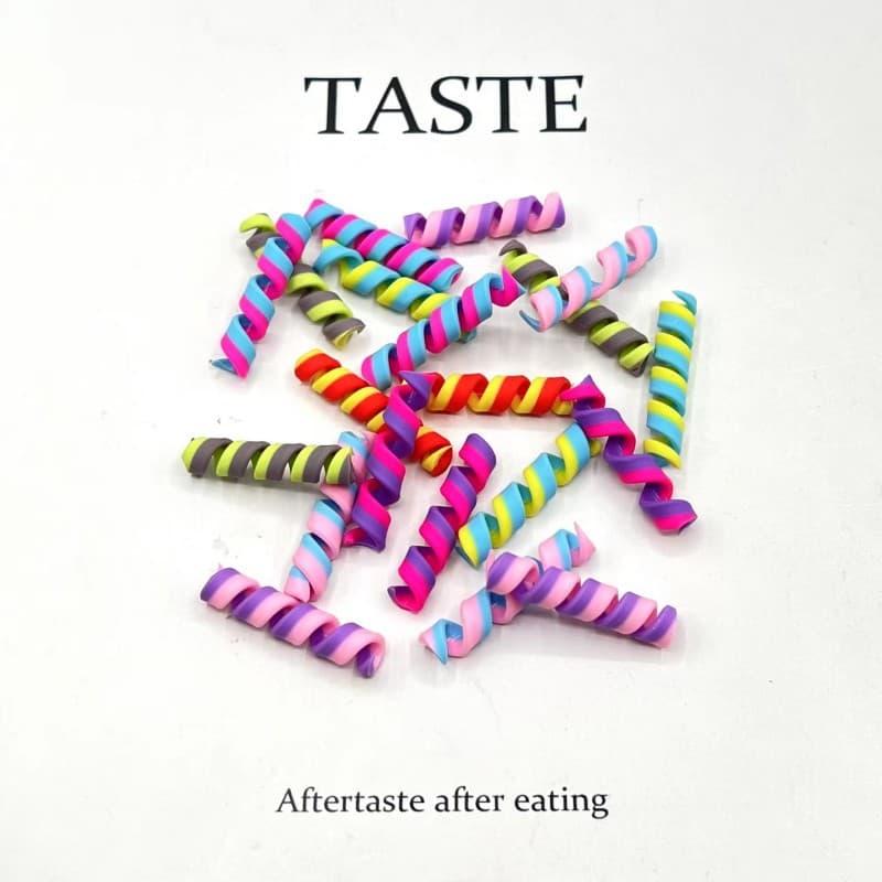 Soft clay simulation cake accessories spring roll edible chocolate roll handmade diy cream glue pinch music decoration