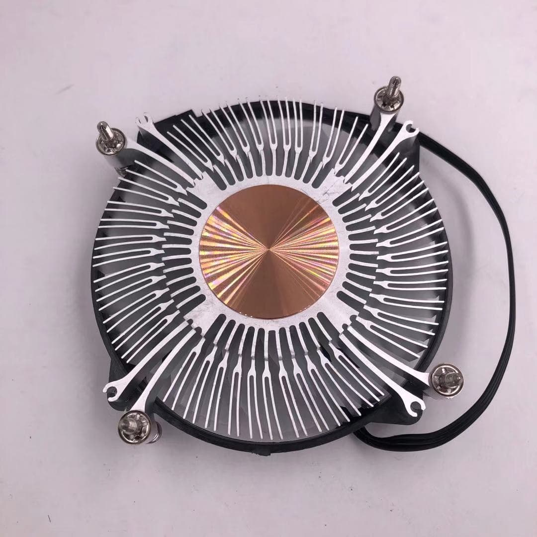 Ultra-thin 1U CPU Cooler All-in-One Ultra-thin Chassis Copper Core Silent CPU Fan Compatible with Various Small Cases