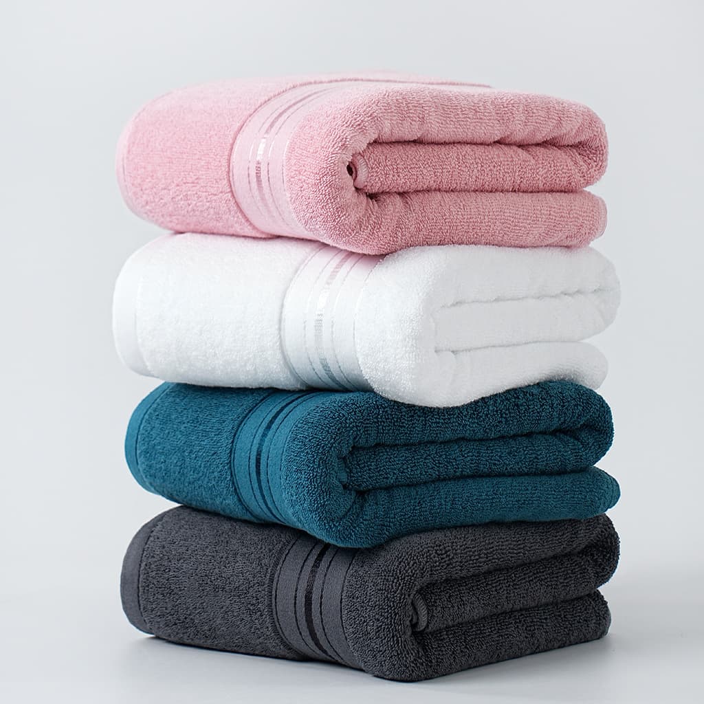 Pure Cotton Bath Towel for Home Use, Adult Bath Wrap, Outdoor Swimming, Full Cotton, Combed, Unisex, Embroidered, Thickened, Absorbent