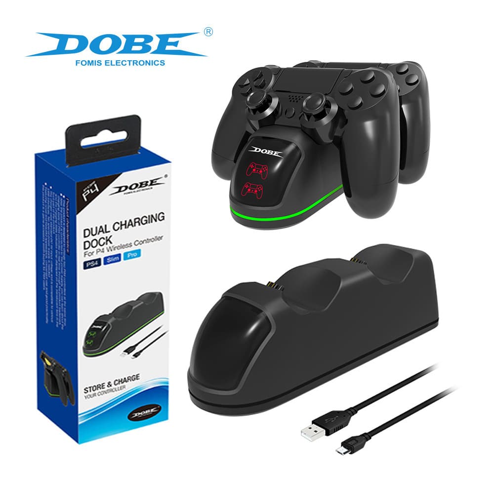 P4 Handle Dual Charging with Display Light P4 Wireless Handle Charger Handle Base Charging Led with Light Tp4-1781