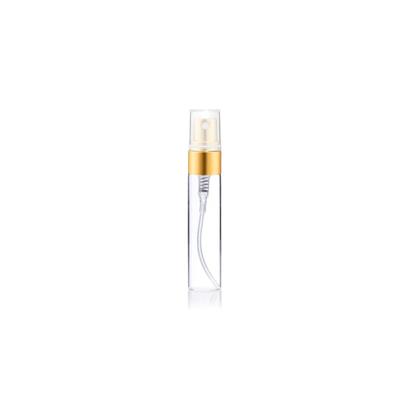 Premium Perfume Refill Bottle 2 3 5 10ml Aluminum Spray Head Transparent Plastic Cap Clear Glass Portable Empty Bottle