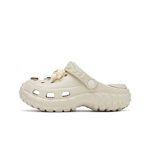 Hot Wind Outdoor Clog Sandals for Women 2025 Summer New Thick Sole Beach Sandals Casual Two-Way Slippers