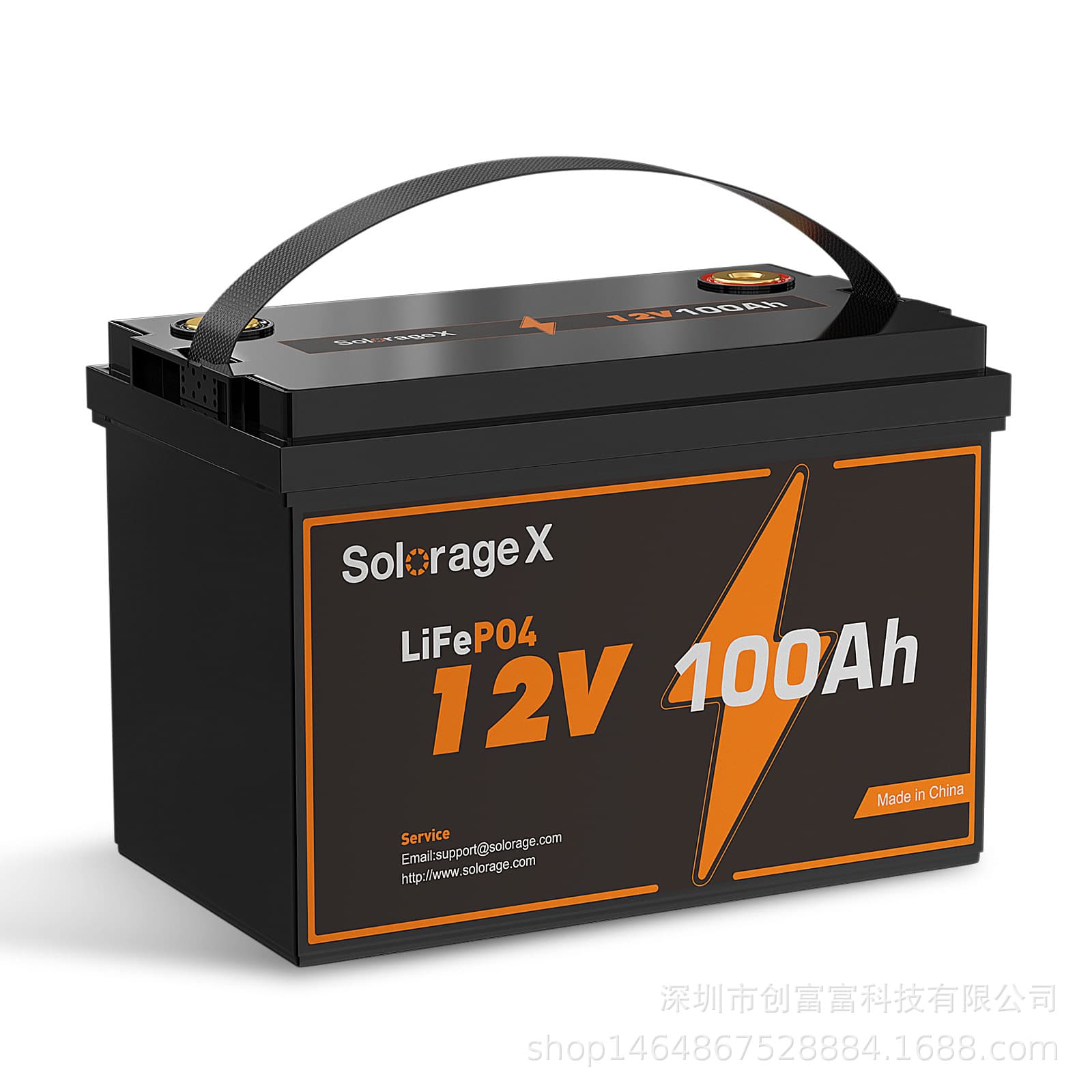 LiFePO4 Battery 12V 100AH Large Capacity RV Battery Golf Cart In Stock Energy Storage Battery Export