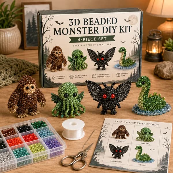 New Cross-Border Petite 3D Beaded Animal Craft Kit DIY Animal Bead Set