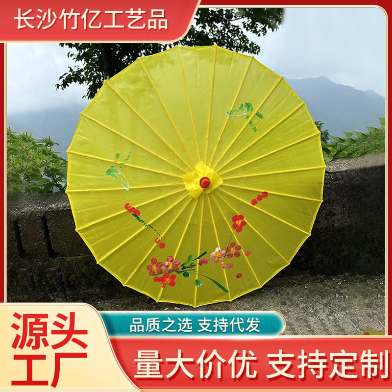 Wholesale Handcrafted Umbrellas for Dance, Traditional Costume, Cheongsam Catwalk, Silk Ceiling Decoration, DIY Oil Paper Umbrella