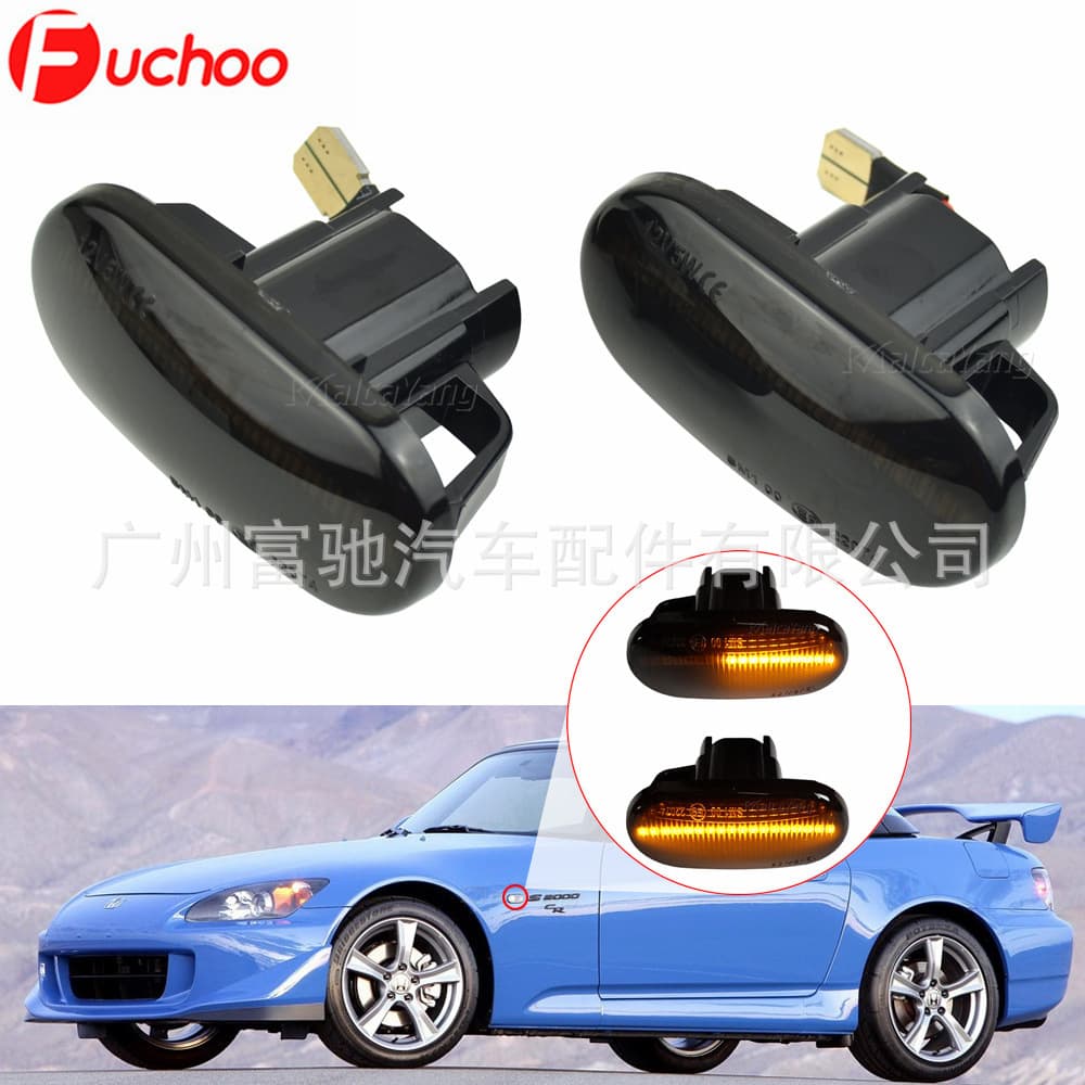 Compatible with Honda Civic Accord 2008-2013 Acura Side Mirror Sequential Turn Signal Light Car Accessory Indicator