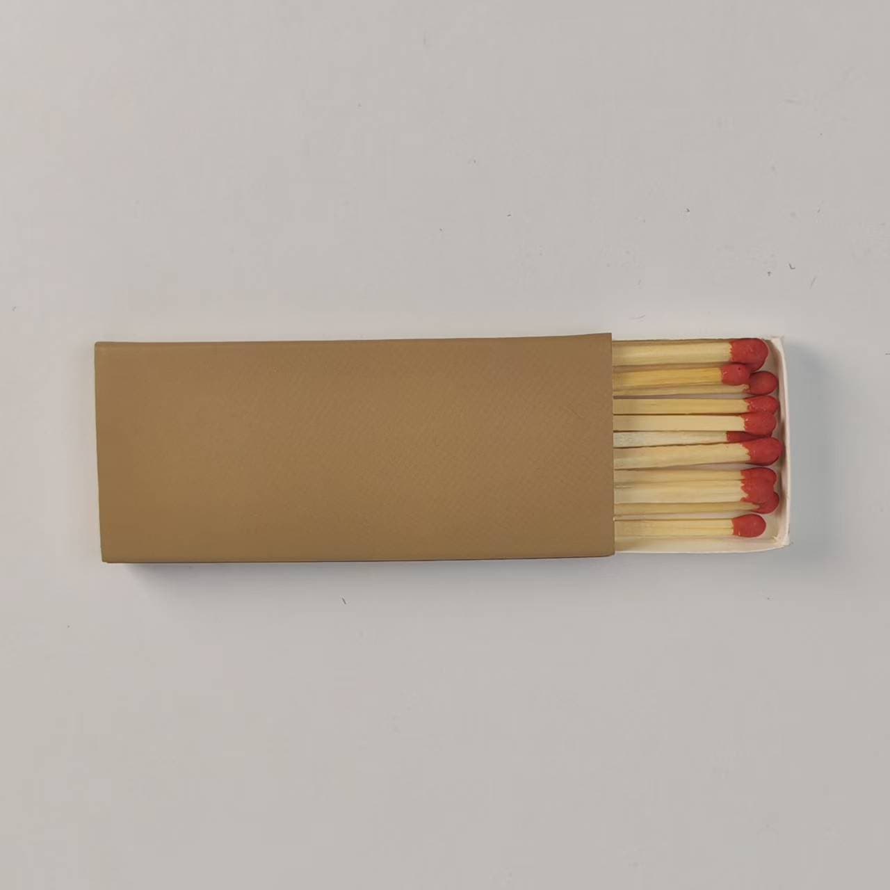 Cross-border stock matches, export quality, original black stick, white head, white box candle long matches, boxed