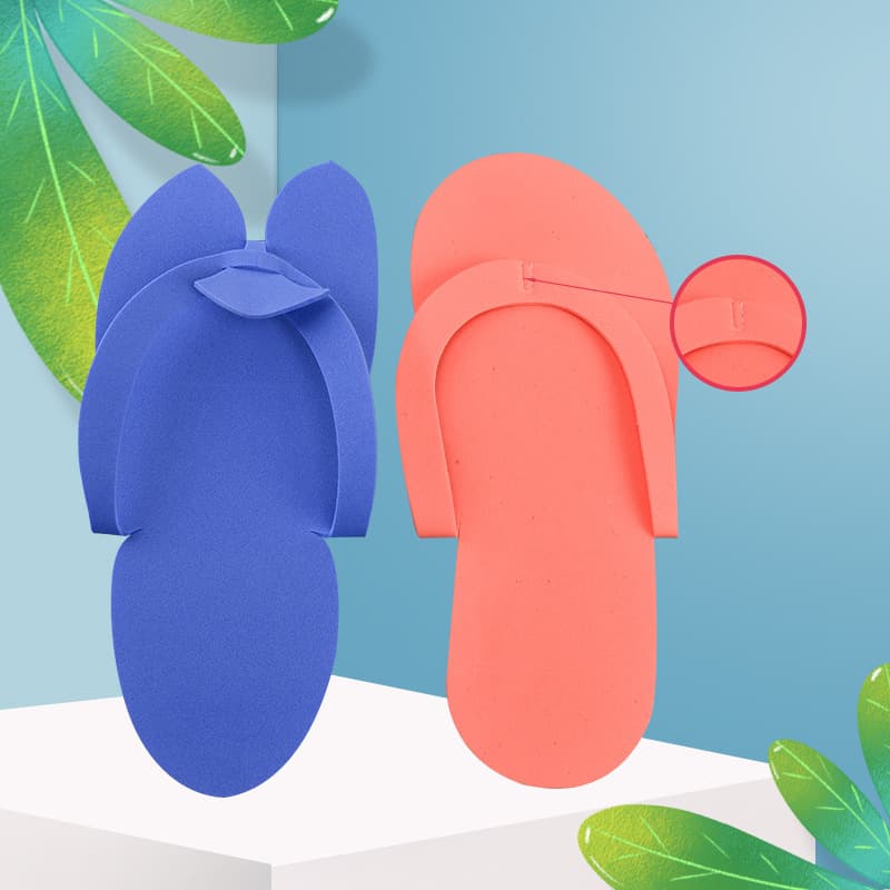 Disposable slippers, manicure thread, color EVA flip-flops, embroidered manicure tools, foam shoes, hotel travel items