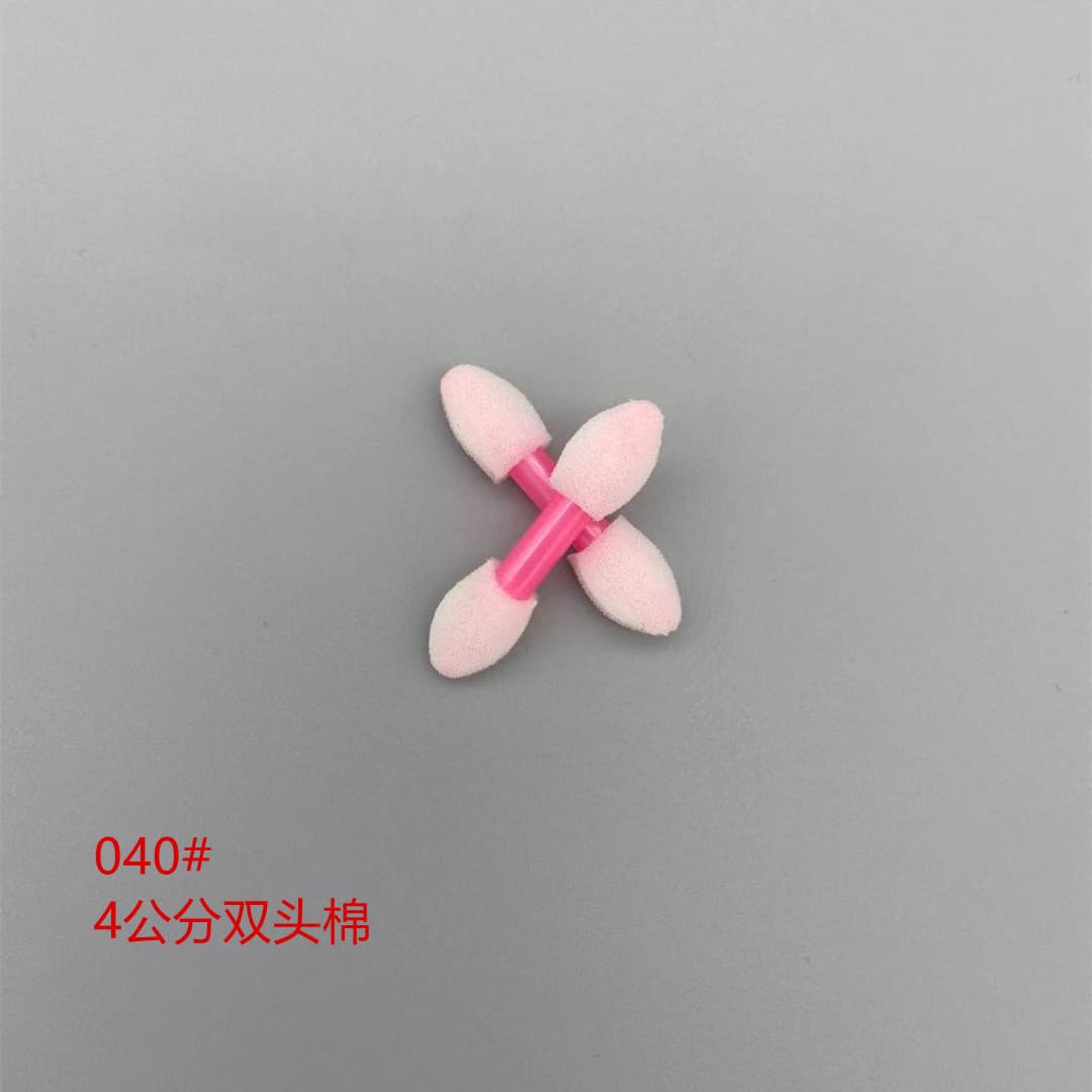 Sponge eyeshadow brush, double-ended sponge, eyeshadow applicator, eye makeup brush, makeup tools, practical small foundation compact.