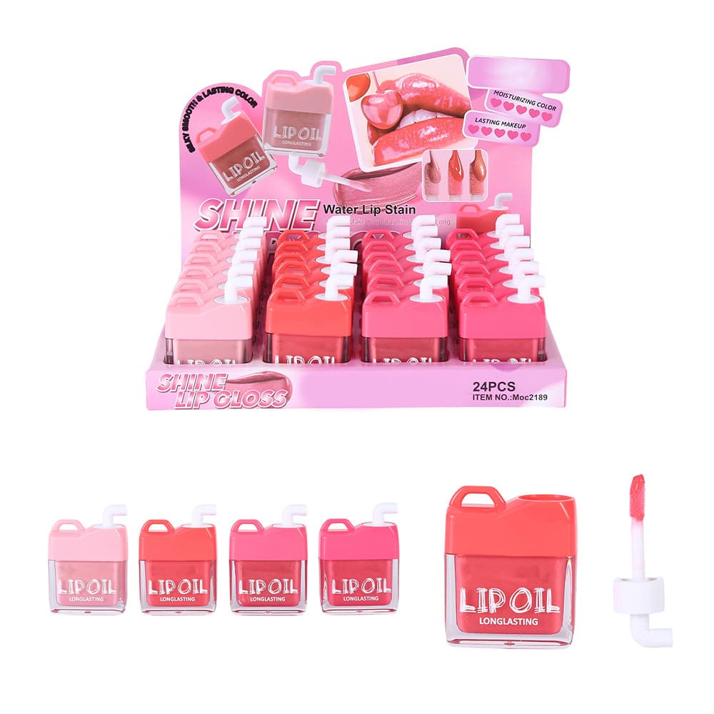 OEM Clear Water-Gloss Mirror Lip Gloss Arabic Lip Color Moisturizing Plump Lips Vibrant Brightening Hydrating Lip Gloss