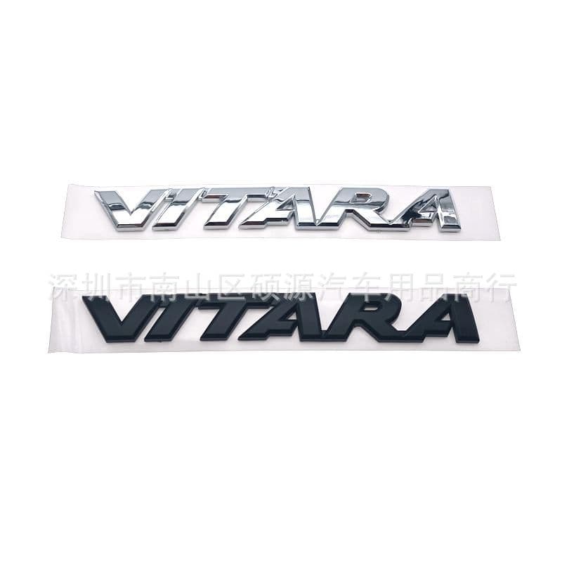 VITARA Car Sticker Suitable for New Suzuki Qiyue Vitara Rear Letter Emblem Suzuki English Black Warrior