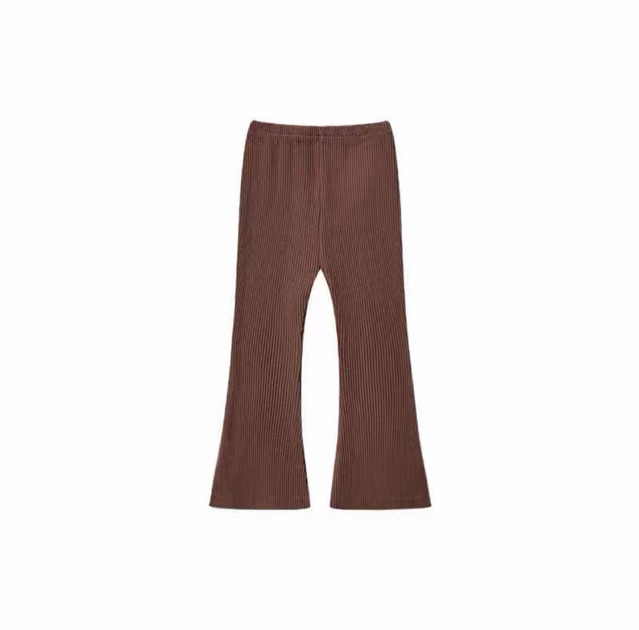 Girls' Pants Spring Autumn Mid-Large Kids Korean Style Casual Flared Pants Girls' Trendy Lace Wide-Leg Pants
