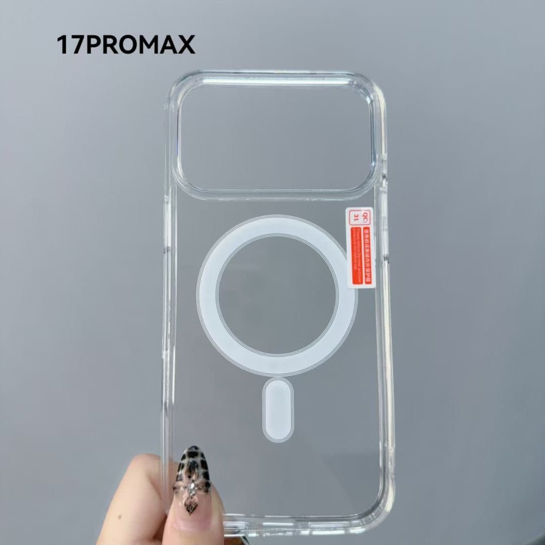 Transparent Acrylic Magnetic Case Official Magnetic Phone Case Magsafe Phone Case Apple 18 Magnetic