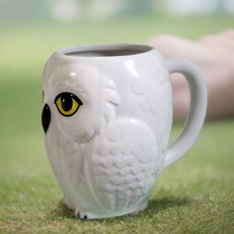 Cross-border creative owl ceramic cup animal peripheral shape Harry mug coffee drinking cup magic