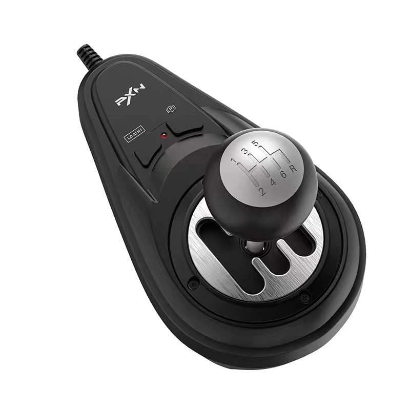 PXN-A7 Shifter with Force Feedback Racing Game Steering Wheel, 900-Degree Rotation Compatible with PC