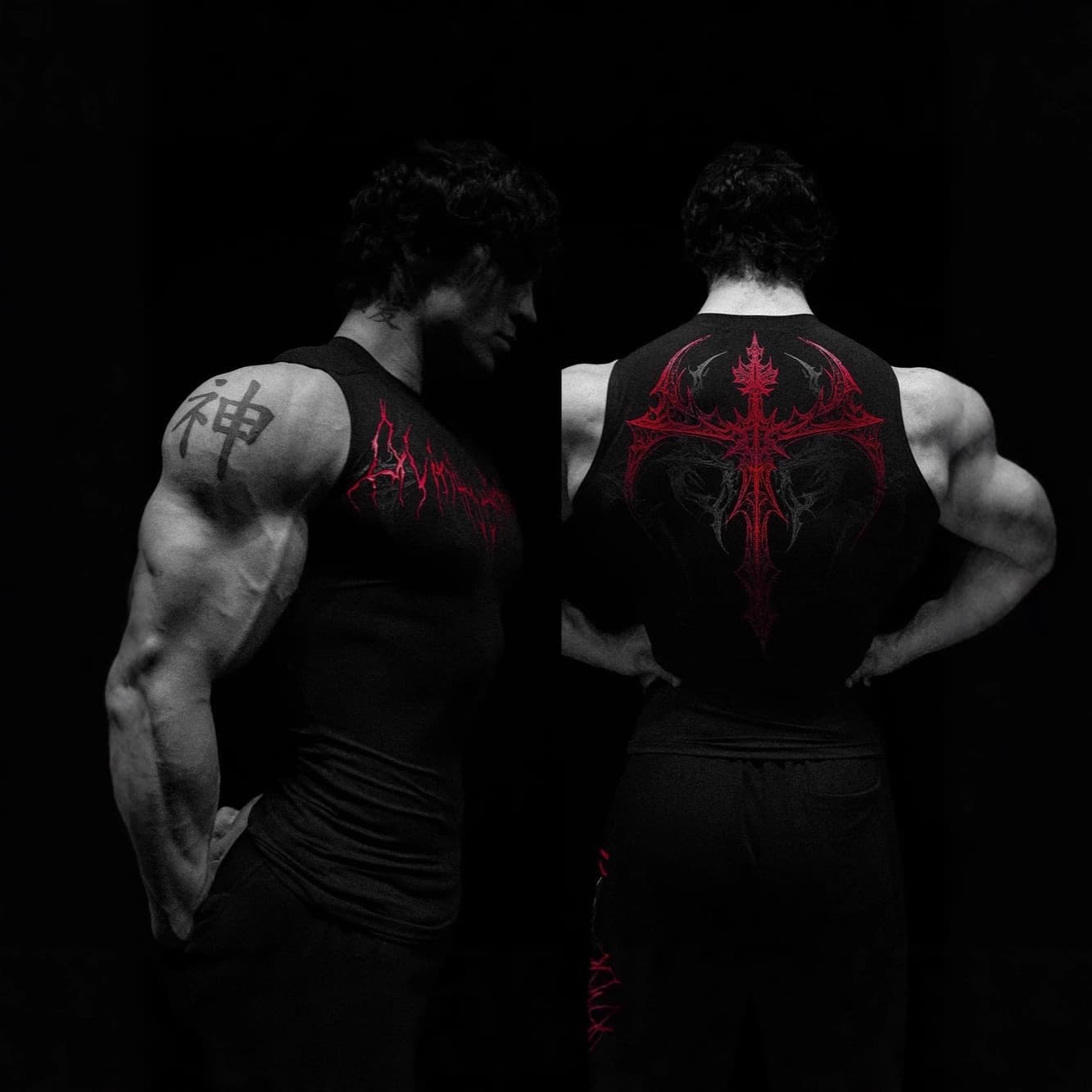 Breathedivinity2025 new venom sports quick-drying vest tight fitness muscle training summer clothing