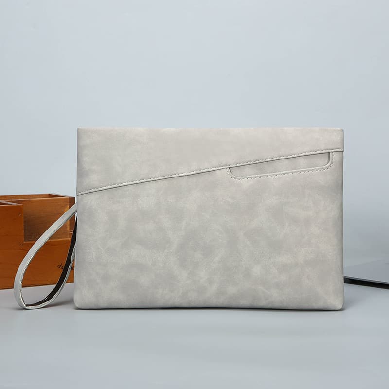 New Men's Clutch Bag Large Capacity Business Casual Handbag Simple Fashion Trendy Men's Bag Premium Texture Envelope Clutch