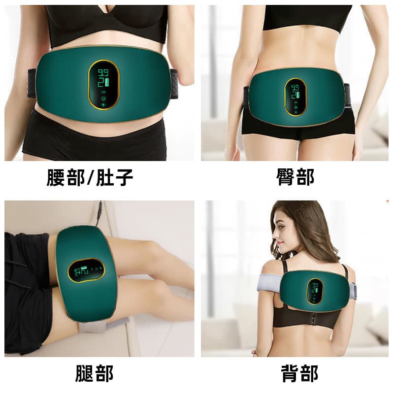 Cross-border Massage Belt Abdominal Massager Wireless Charging Automatic Belly Massager Heating Waist and Abdomen Slimming